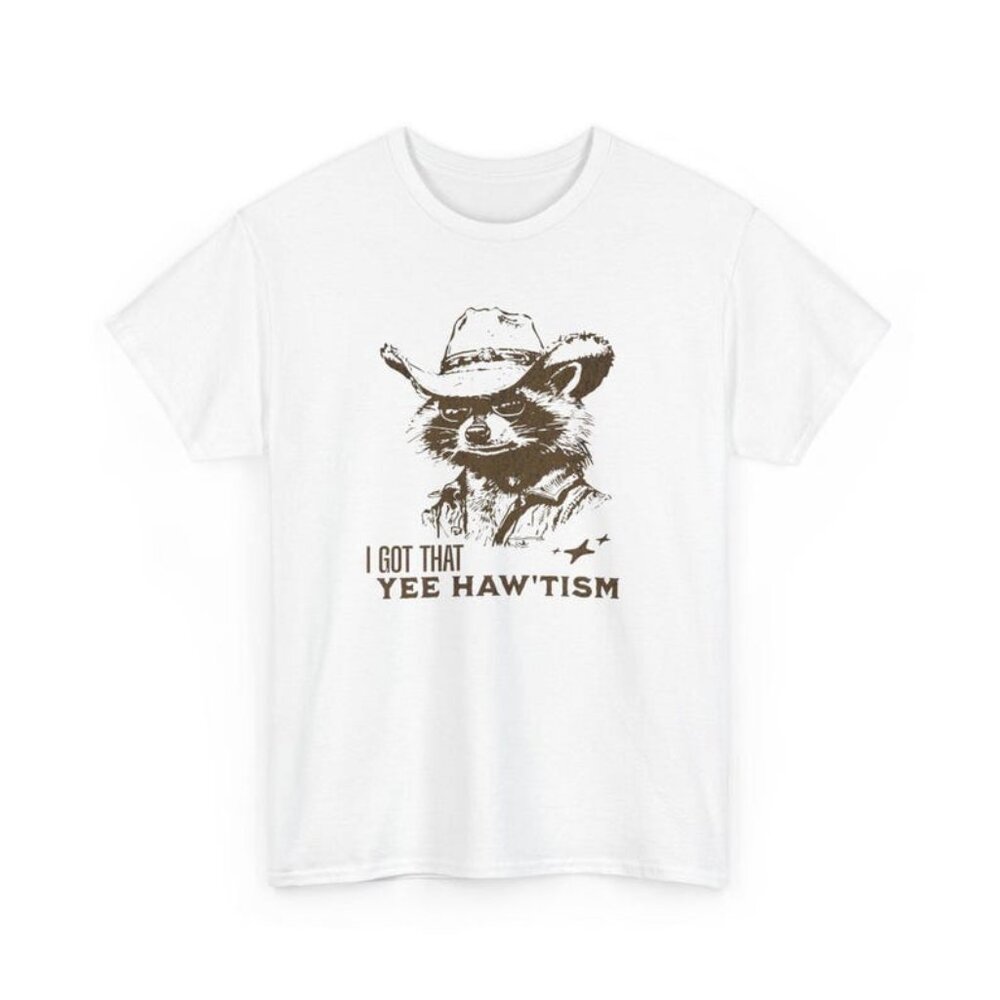 Autism Awareness Raccoon Tee, Funny Animal Shirt, Graphic Shirt